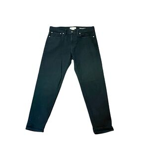 Madewell  Relaxed Taper Black Denim Jeans Men's Size 34x32